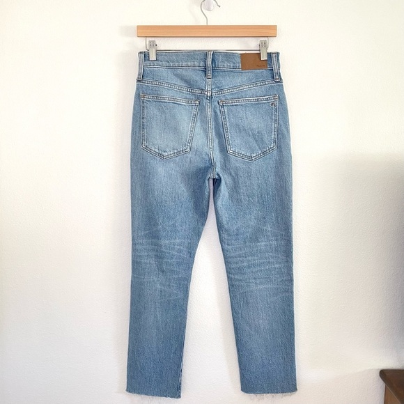 NWT Madewell Petite Perfect Vintage Jean High Waist Distressed Denim Coney 27P - Picture 7 of 16